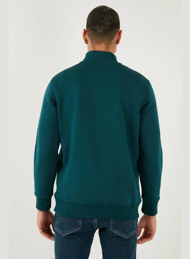 Buratti  Buratti Cotton Regular Fit Stand-Up Collar 2-Pack Men's Sweatshirt 59052592S2 for Men | Best Price UAE