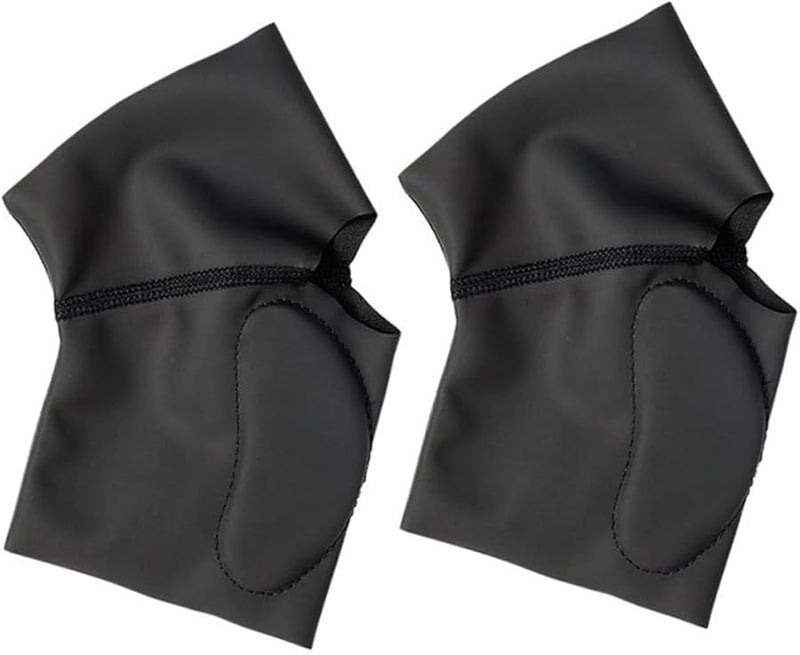 نعال داخلية سوداء لدعم تقوس القدم للأقدام المسطحة مبطنة لامتصاص الصدمات لتخفيف الألم والتعب للرجال والنساء - Image 1