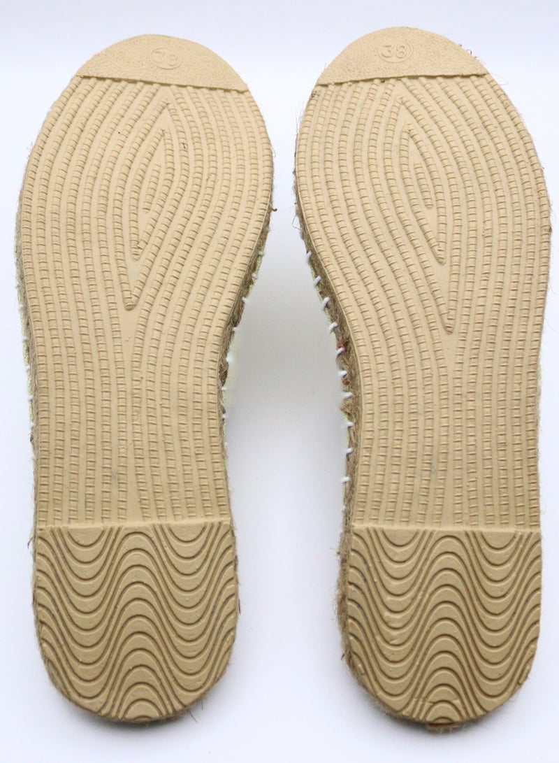Dasson Embroidered Bougainvillea Espadrille (Brownish Grey)  - Image 4