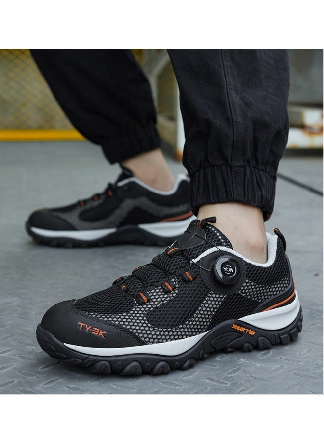 Ty Labor Insurance Shoes Summer Smash-proof and Puncture-proof Steel Head Lightweight Work Shoes - Image 2