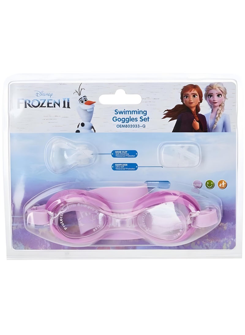 Disney FROZEN Purple Swim Goggles Swim Goggles Combo Oem802033-Q  - Image 1