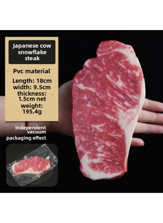 Simulation Sirloin Steak Fake Beef Model And Beef Snowflake Tomahawk Cowboy Bone Roast Piece Luncheon Meat Props Ornaments-Color:Wagyu Snowflake Steak - pzsku/Z3C77D21CD0E2A15FB4F1Z/45/1745819385/286a768b-5f4a-48fb-bb0d-5ce6663cc60a