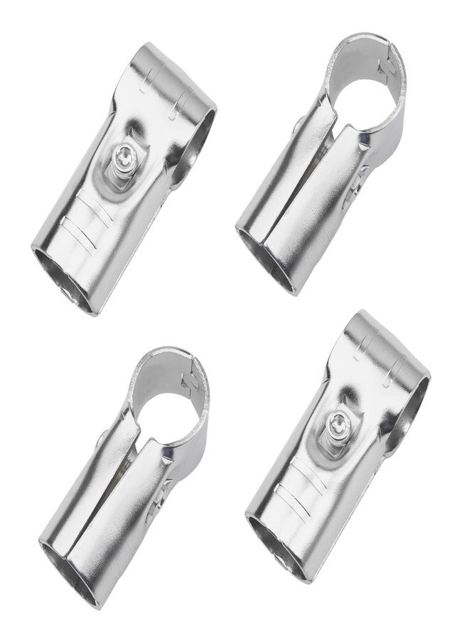 Rrina 4Pcs T Shape 1.1" Lean Tube Connector Pipe Clamp Clip - Image 1