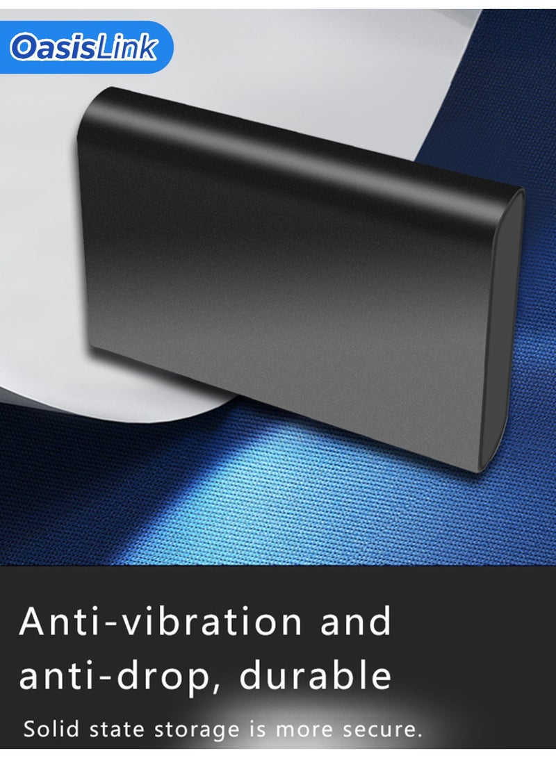 أواسيس لينك قرص SSD محمول، 2 تيرابايت، أسود، نوع C، نقل سريع، محمول للغاية ومتين - Image 5