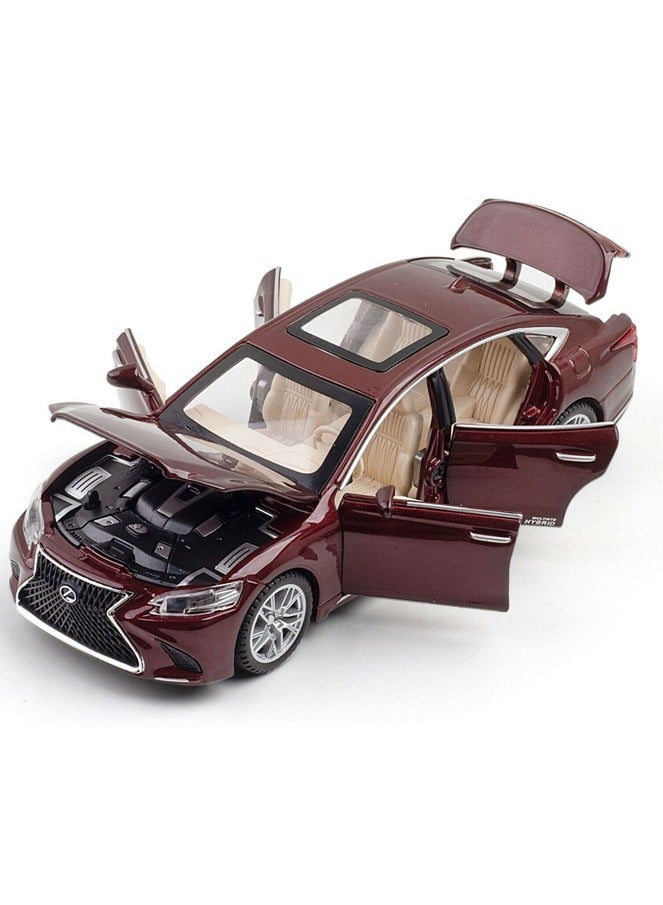 Dexo 1:32 Scale Simulation of Lexus LS500h Diecast Metal Pullback Toy Car â€“ Hybrid Toy Car for Boys | DC Model, Best Gift for Kids - Image 1