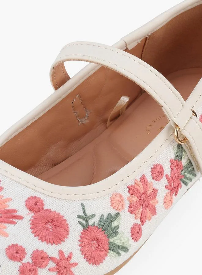 Celeste BEIGE Girls Hook & Loop Ballerina Shoes for Women | Best Price UAE