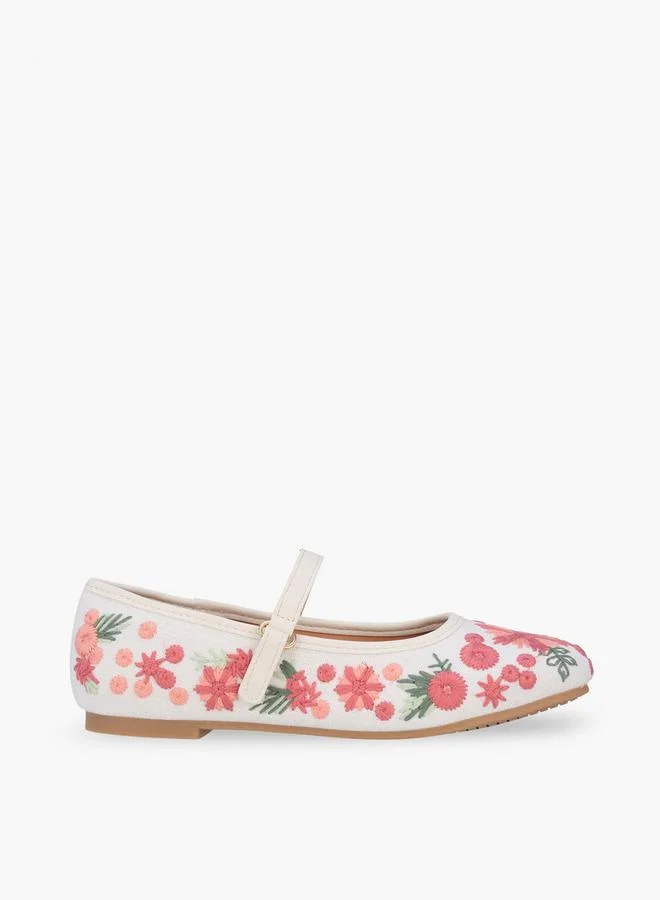 Celeste BEIGE Girls Hook & Loop Ballerina Shoes for Women | Best Price UAE