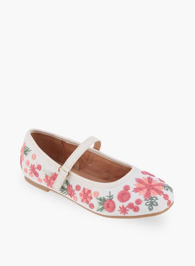 Celeste BEIGE Girls Hook & Loop Ballerina Shoes for Women | Best Price UAE
