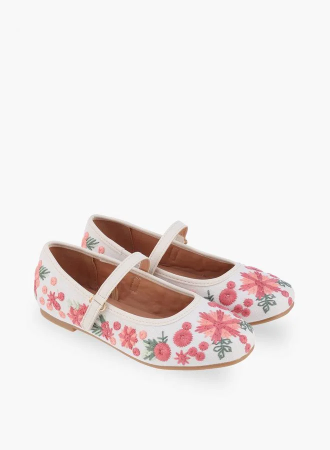 Girls Hook & Loop Ballerina Shoes