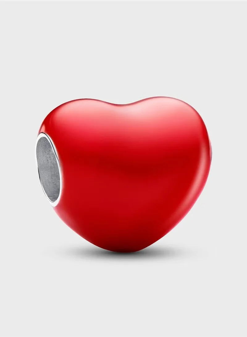 باندورا قلب معدني أحمر ساحر