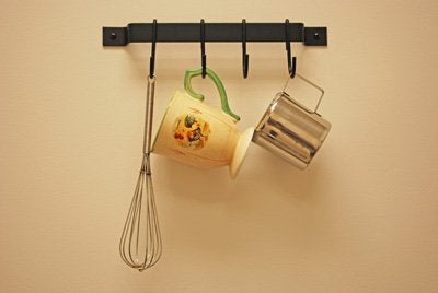 Rogar 12" Black Utensil Rack - Image 3