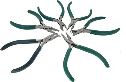 Oscar Mini Long Pliers Jewelry Round Nose Making Beading Wire Cutter Hand Tools Kit Round Nose Plier Length 47 inch - Image 1