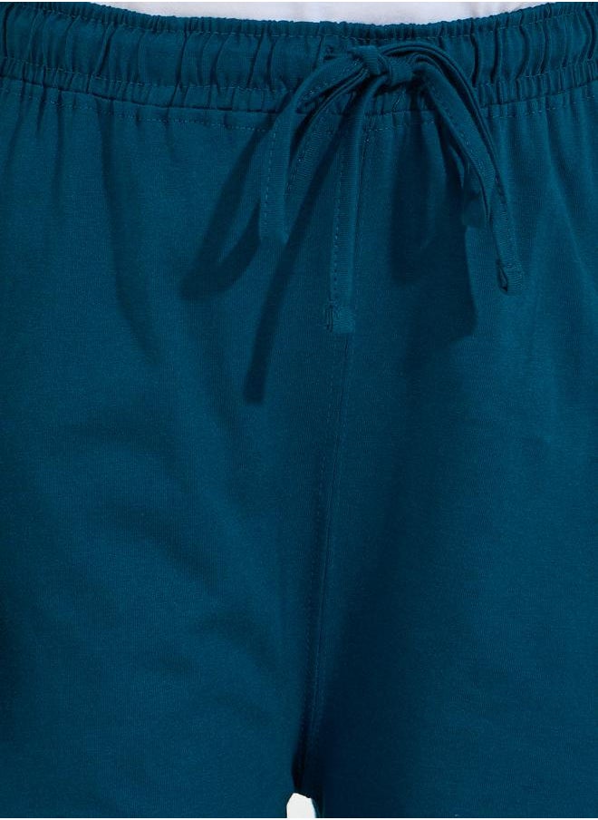 Styli Basic Wide Leg Pants with Drawstring