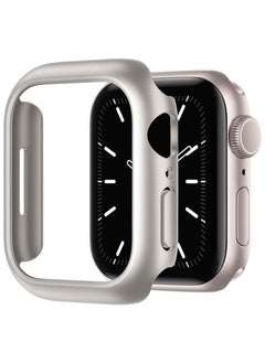 LIXES Compatible for Apple Watch Case 41mm Series 7/8/9, Shockproof Ultra-Thin Hard PC Bumper Case All-Around Edge Protective Cover Frame, No Screen Protector for iWatch Accessories - Starlight  - Image 1