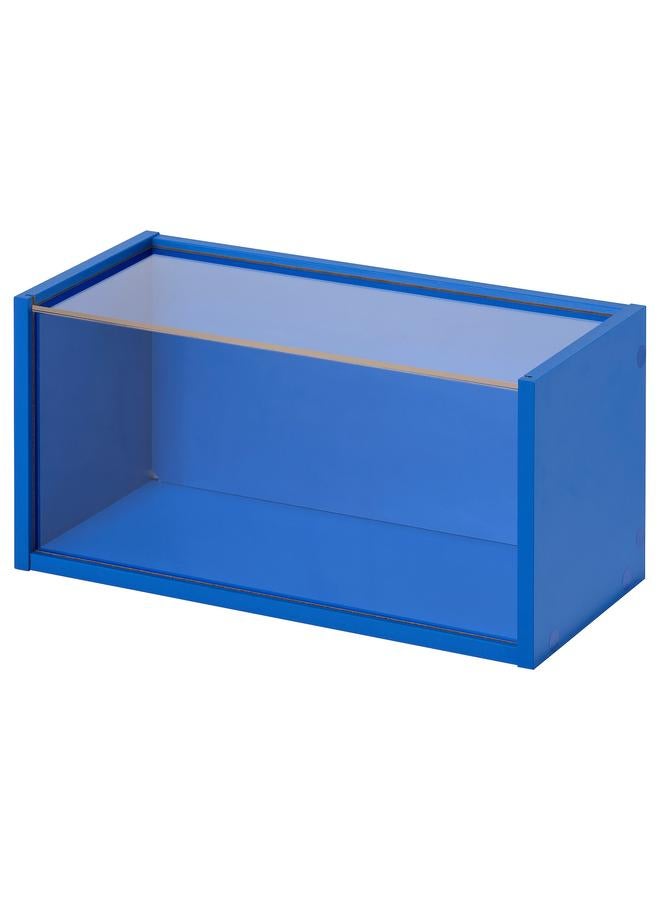 Zaboon Wall-mounted display cabinet, bright blue, 50x25x25 cm - Image 2