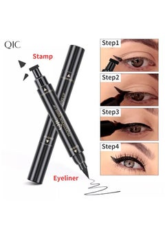 QIC Eyeliner Stamp Eyeliner Liquid Liner Black Eyeliner Waterproof Eyeliner Long lasting Liquid Eyeliner & Smudgeproof Makeup Eyeliner  - Image 3
