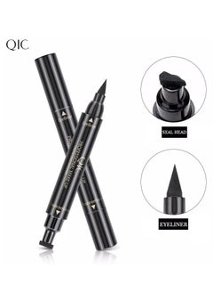QIC Eyeliner Stamp Eyeliner Liquid Liner Black Eyeliner Waterproof Eyeliner Long lasting Liquid Eyeliner & Smudgeproof Makeup Eyeliner  - Image 2