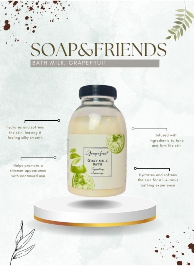 Soap&Friends Soap&Friends Grapefruit Slimming Goat Milk for Bath - 250g  - Image 3