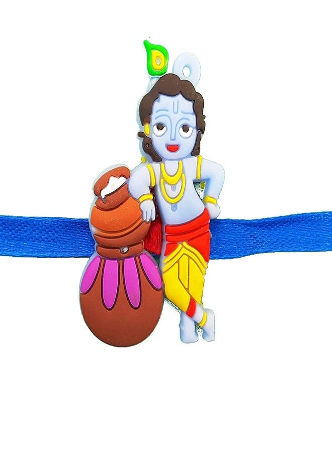 Little Krishna Kids Rakhi For Brother, Multicolor - Image 2