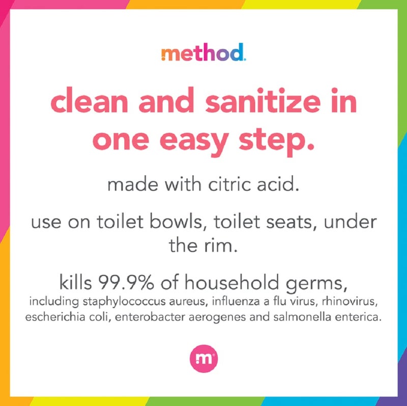 Method Antibacterial Toilet Bowl Cleaner, Spearmint, Kills 99.9% of Household Germs, 24 Fl Oz - Image 1