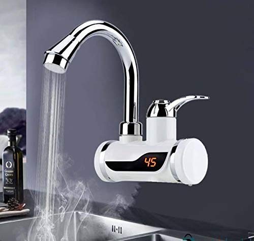 J P Enterprise JP Mfg HOT AND COLD WATER GEYSER WATER HEATER FAUCET FAST HEATING TAP WITH LED DIGITAL FOR INSTANT HOT WATER HEATER  - Image 3