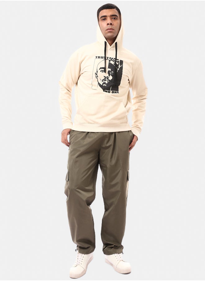 RAVIN - Solid Waterproof Dark Olive Cargo Pants - Image 1