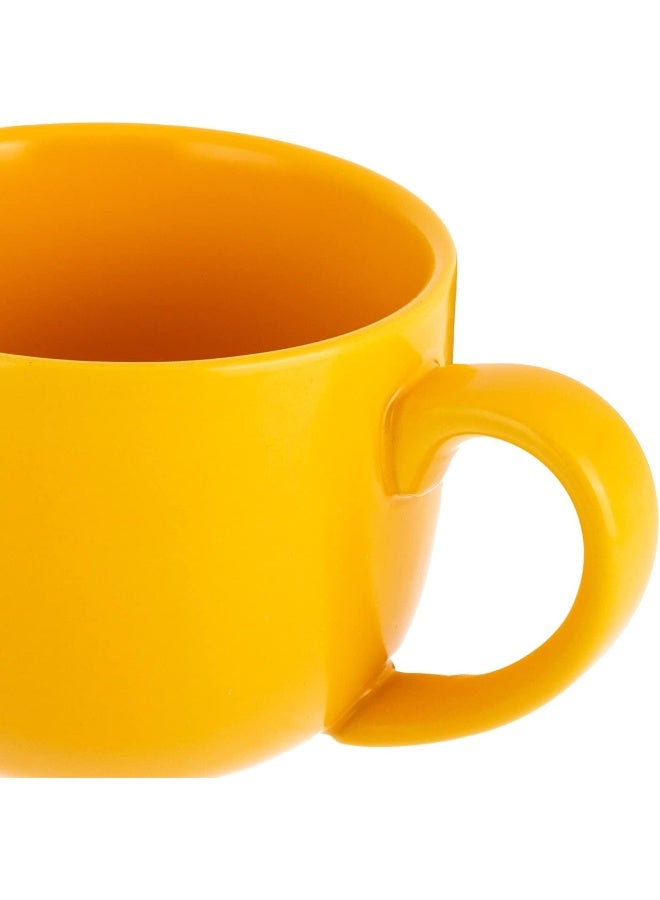 AKDC Ceramic Soup Cup Yellow - Image 3