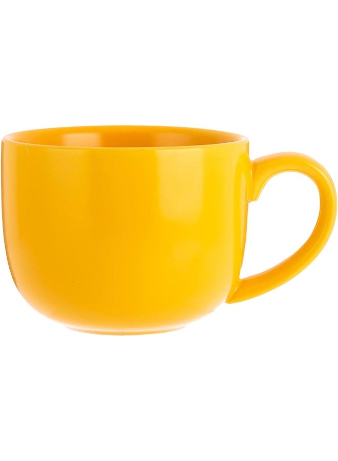 AKDC Ceramic Soup Cup Yellow - Image 1