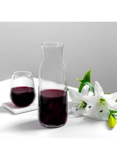 لوفت سيرجيو، إبريق، مجموعة من قطعتين، قطر 9.2 × ارتفاع 25.2 سم، زجاج - 154518  - Image 1