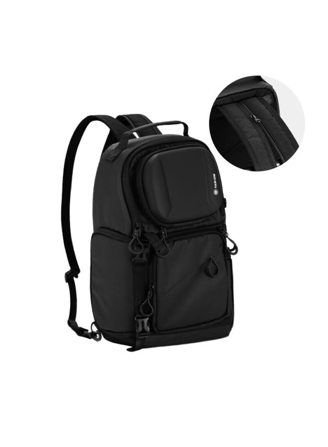 Tarion Camera Bag, Single And Double Shoulder Photography Bag, Multifunctional Waterproof Casual Portable Crossbody Bag, Dslr And Mirrorless Camera Bag, Trs Black, Single And Double Shoulder Photography Bag