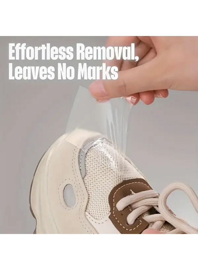 30 Pcs Waterproof Shoe Covers Rectangle Transparent Self Adhesive Rainproof Dirtproof - Image 5