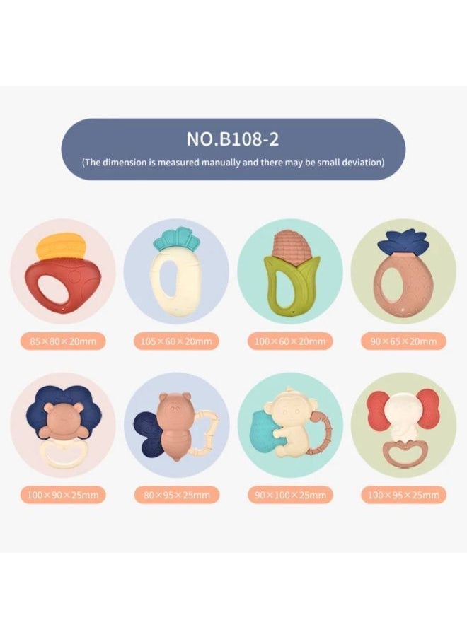 null - A set of rattles (shackles and silicone teethers) for children CODE / B108 - Image 1