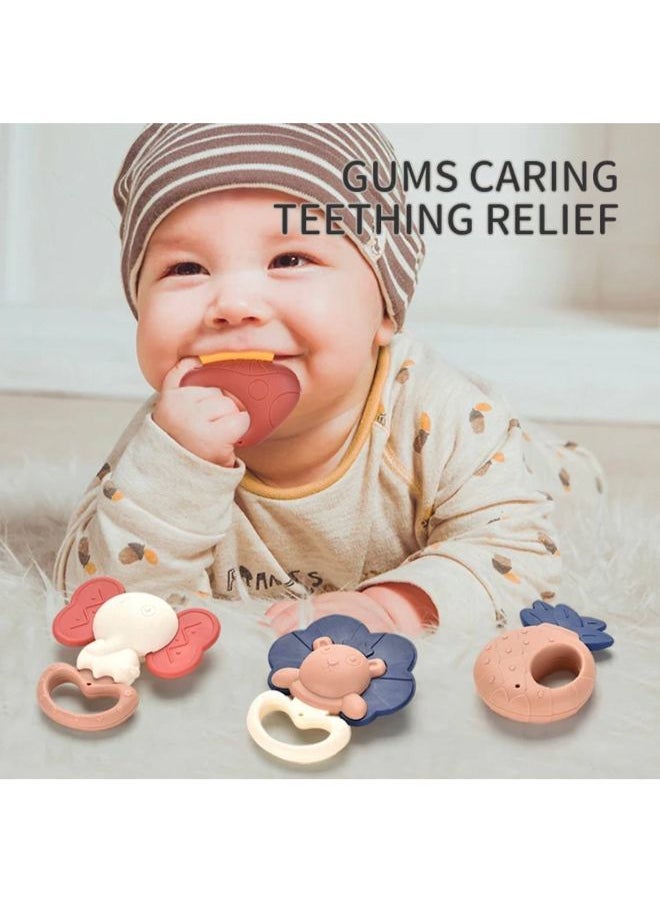 null - A set of rattles (shackles and silicone teethers) for children CODE / B108 - Image 1