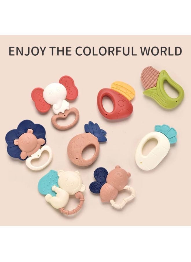 null - A set of rattles (shackles and silicone teethers) for children CODE / B108 - Image 1