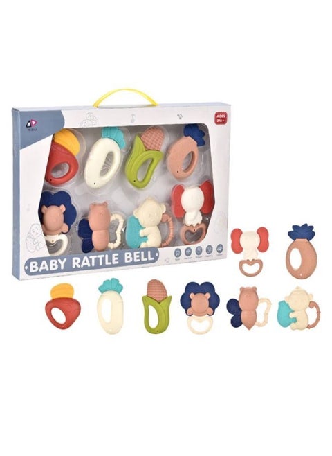 A set of rattles (shackles and silicone teethers) for children CODE / B108
