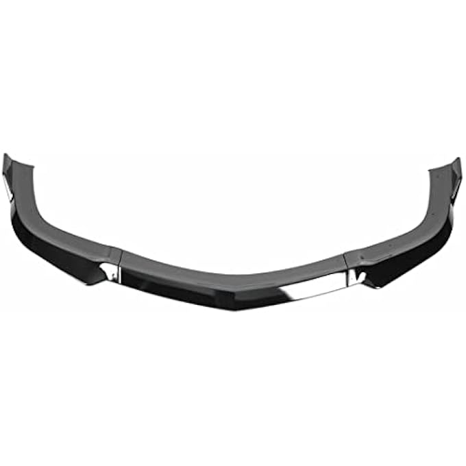 OCPTY Front Bumper Protector Compatible with 2011-2014 for Dodge Charger,PP Front Spoiler Lip,Glossy Black Front Lip Air Dam - Image 2