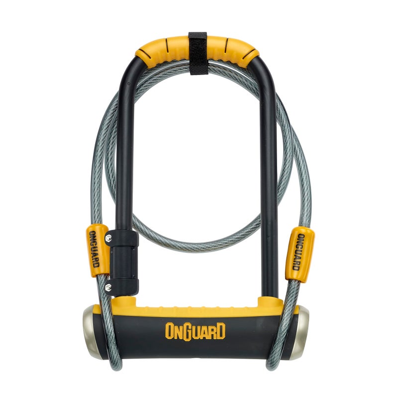 OnGuard DoubleTeam PITBULL ULock and Cable Black 453 x 906 Inch
