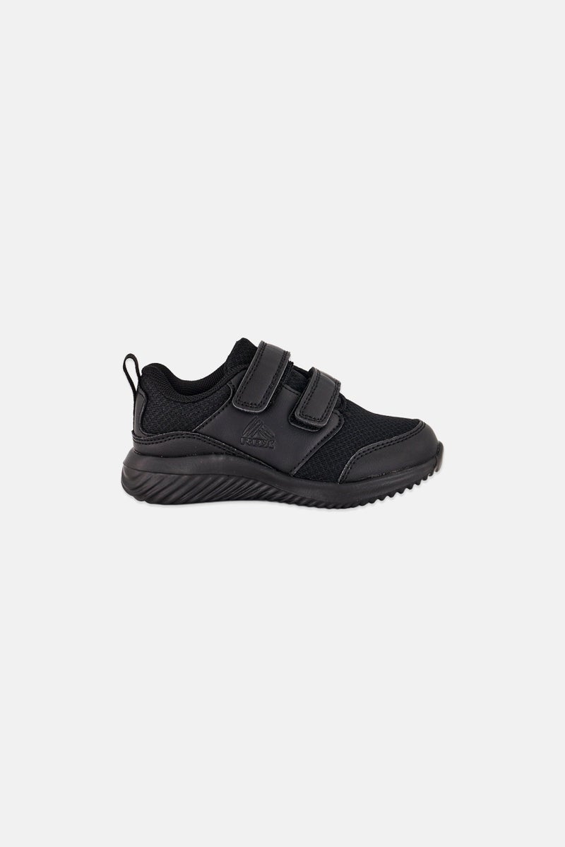 RBX Toddlers Girl Velcro Closure Sneakers Shoes, Black - Image 4