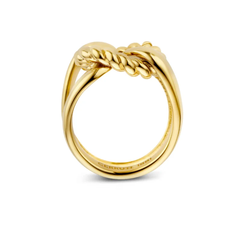 CERRUTI 1881 Chiara Gold Plated Finger Ring For Women