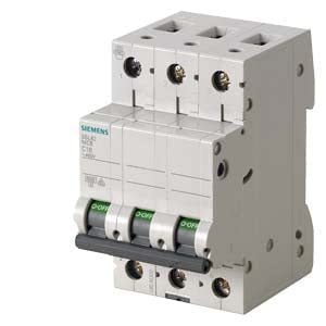 SIEMENS Siemens 5SL63637RC 63 A Three Pole MCB  - Image 3
