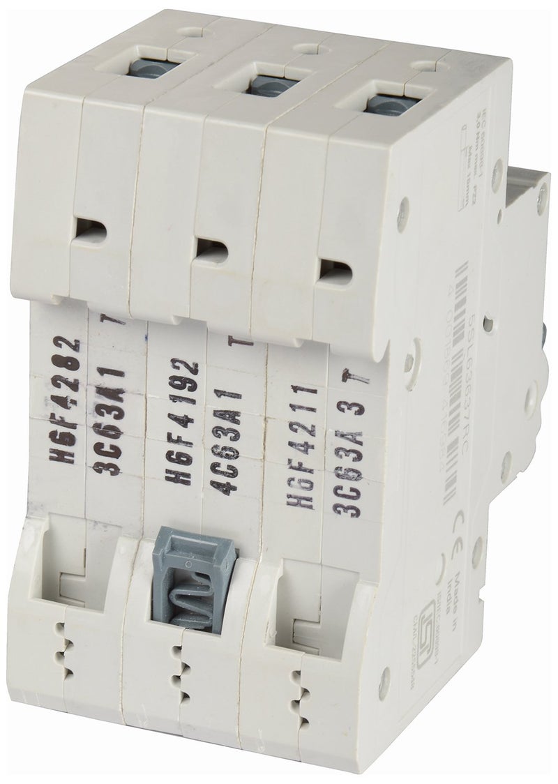 SIEMENS Siemens 5SL63637RC 63 A Three Pole MCB  - Image 2