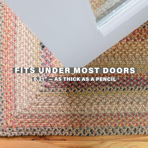 Homespice Kingston Country Kitchen Rugs 20x30– A Jute Braided Multi Color Rug to Use in Kitchen, Entryway, and Bathroom - Image 5