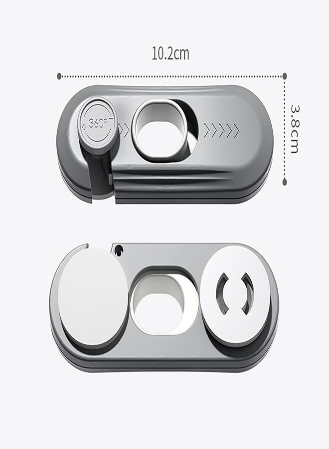 HEXONIQ® Child Proof Refrigerator Lock, Baby Proofing Cabinet Locks, Oven Lock Child Safety. Adhesive Fridge Locks for Kids, Dishwasher, Cupboard, Closet Doors - No Drilling or Tools, White, Pack of 2 - Image 2