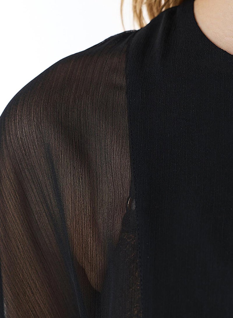 Penti Women's Quick-Dry Beach Basic Kaftan - Black - Image 4
