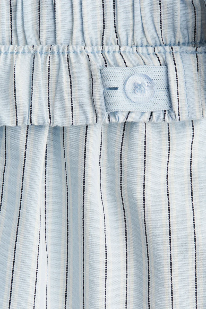 H&M Frill-trimmed cotton shorts