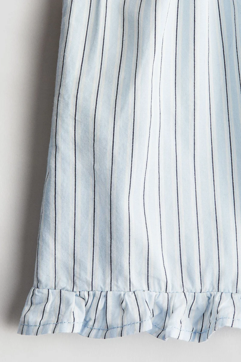 H&M Frill-trimmed cotton shorts