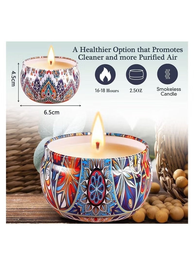 Beauenty Scented Candles Gift Set for Women,9 Pack Aromatherapy Candle for Home Scented,Natual Soy Candles Gifts for Anniversary, Birthday, Mother's Day, Bath,Spa, Meditation - Image 2