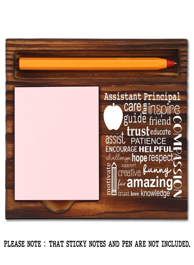 TRCENDE Thank You Gifts for Assistant Principal, Assistant Principal GiftsOffice Decor, Graduation Christmas Birthday Gifts for Assistant Principal,Retro Self-Stick Note Pad Holders XB480 - Image 2