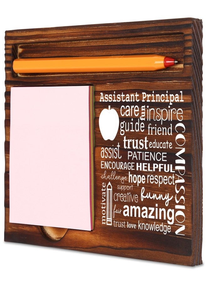 TRCENDE Thank You Gifts for Assistant Principal, Assistant Principal GiftsOffice Decor, Graduation Christmas Birthday Gifts for Assistant Principal,Retro Self-Stick Note Pad Holders XB480 - Image 1