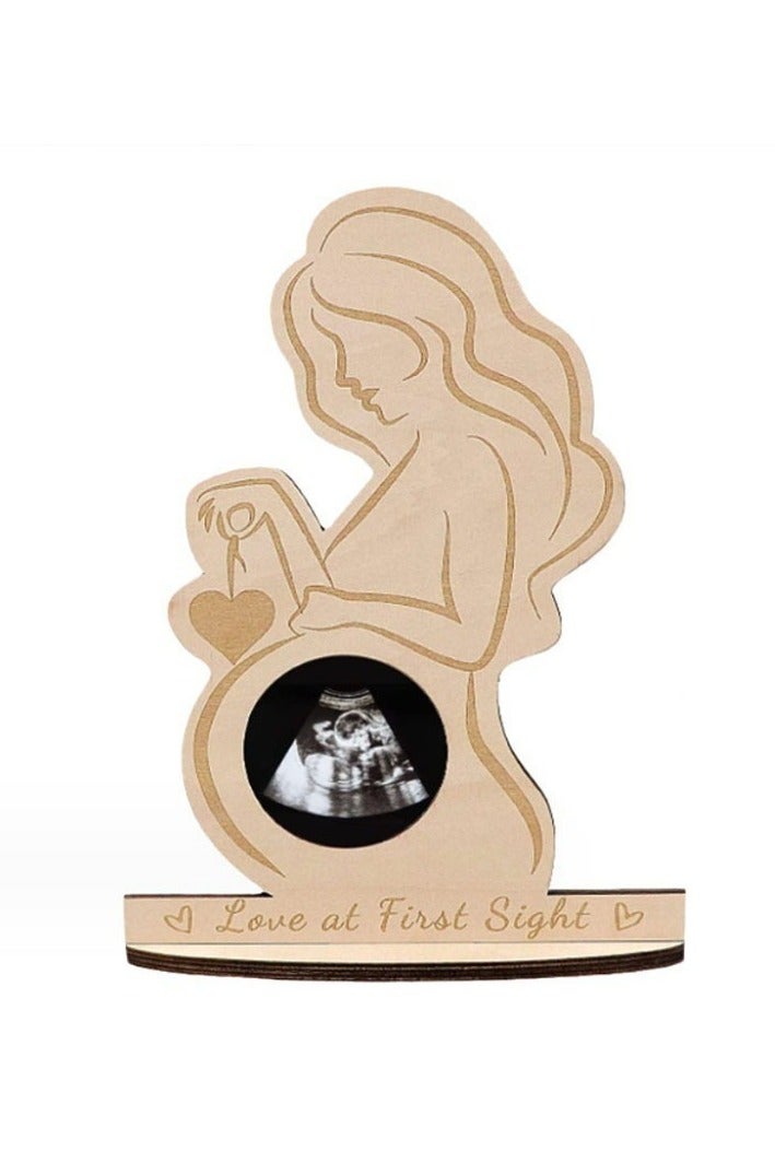 MARHABABY Ultrasound Frame Pregnancy Gift Ideas, Gifts For Expectant Mothers, Gifts For Expectant Wives, Unique Gifts For Expectant Parents, Gifts For Expectant Mothers, Baby Birth Commemorative Stand, Baby Ultrasound Test B-Ultrasound Photo Frame